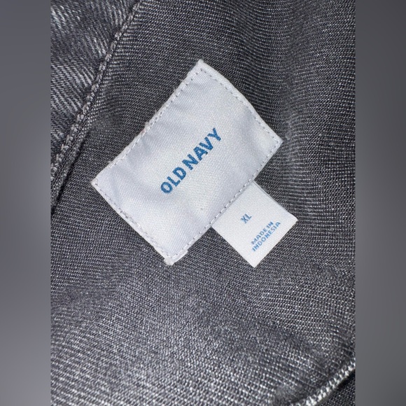 Old Navy Black Jean Jacket Women’s XL - Picture 3 of 3